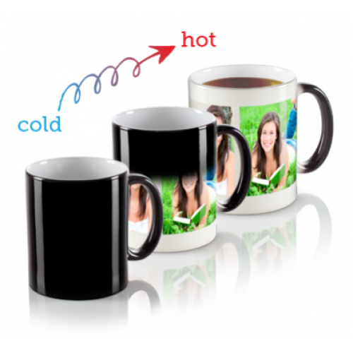 Cana termosensibila personalizata Black