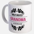 Cana personalizata alba