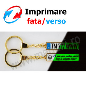 Breloc GOLD fosforescent