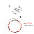 Banut de argint 925, 10 mm, gravabil cu poza sau text personalizat