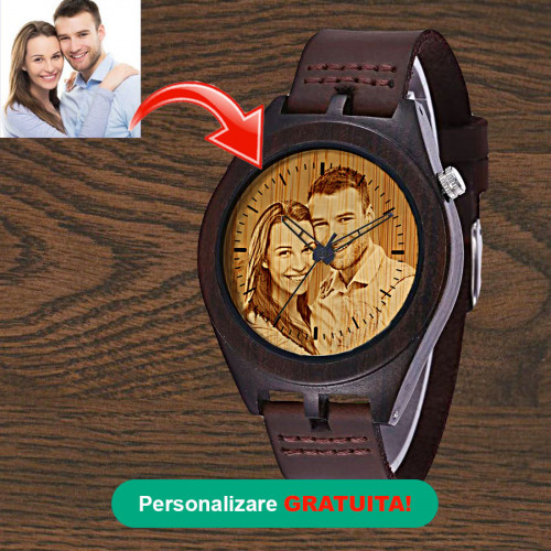 Ceas-de-lemn-personalizat