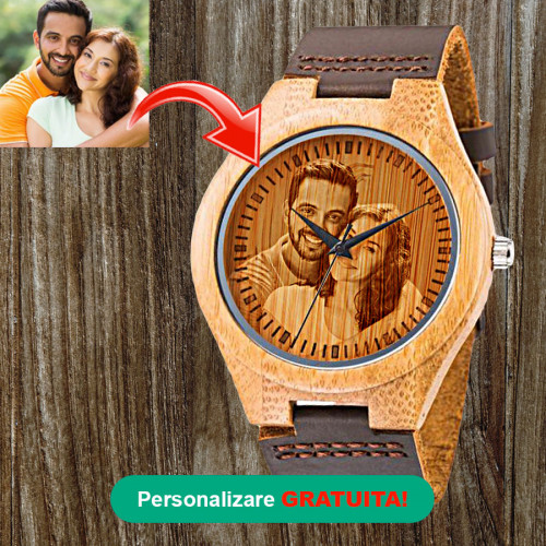 Ceas-de-lemn-personalizat