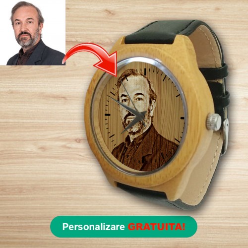 Ceas-de-lemn-personalizat