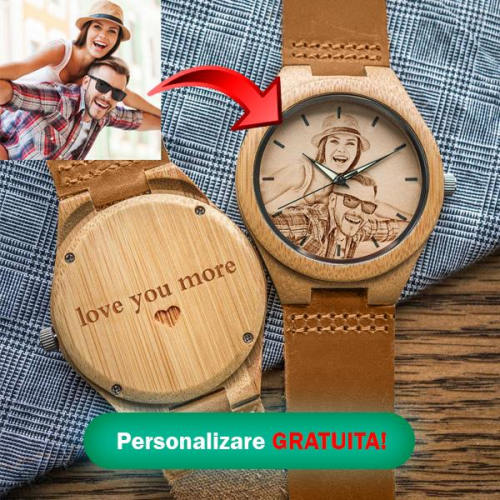 Ceas-de-lemn-personalizat