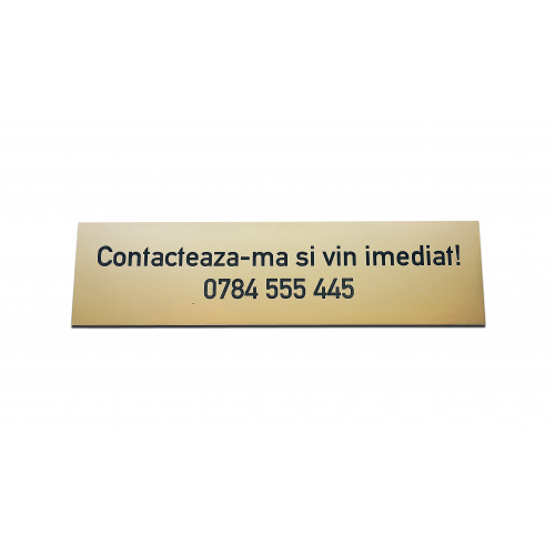 Placuta numar telefon Standard